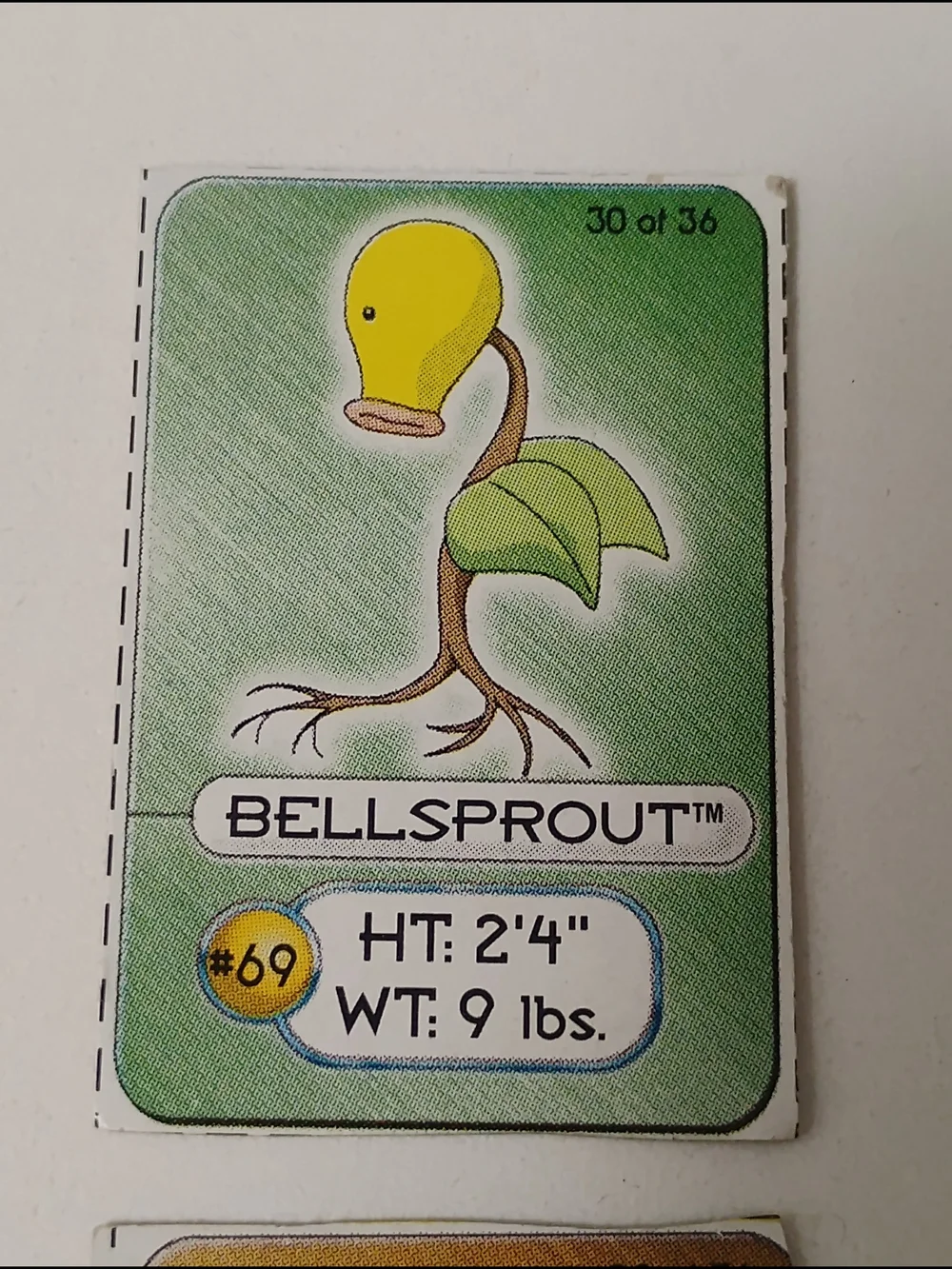 Pokemon 1998 Premium Lunchable Mini Cardboard Cutout Vintage Cards - Picture 5 of 6